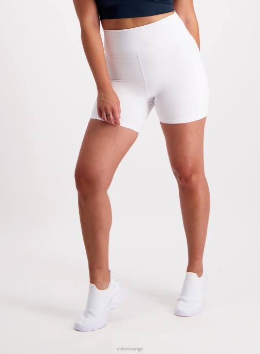 kvinnor AIM'N vita bikershorts med bollfickor Kläder NBT4562