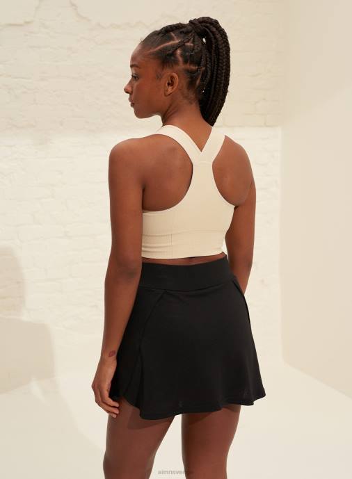 kvinnor AIM'N svart luftig skort Kläder NBT4630