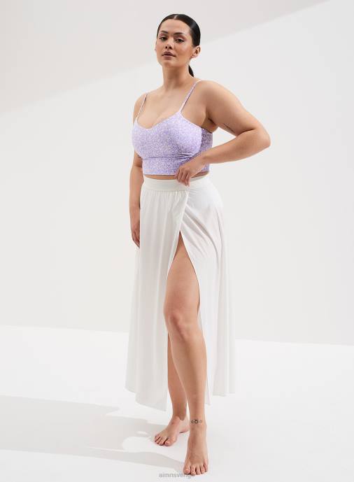 kvinnor AIM'N vit maxikjol Kläder NBT4601