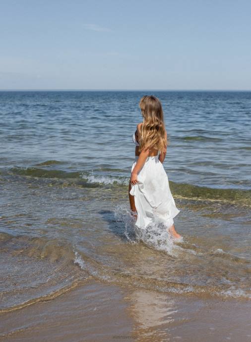 kvinnor AIM'N vit maxikjol Kläder NBT4601