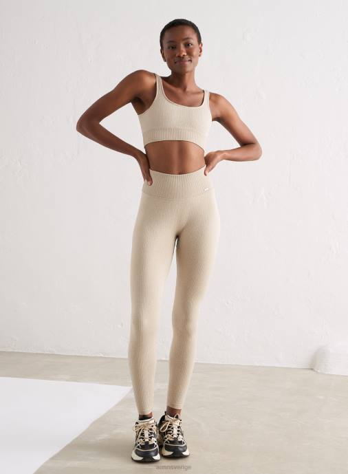 kvinnor AIM'N beige ribbad sömlös bh Kläder NBT4146