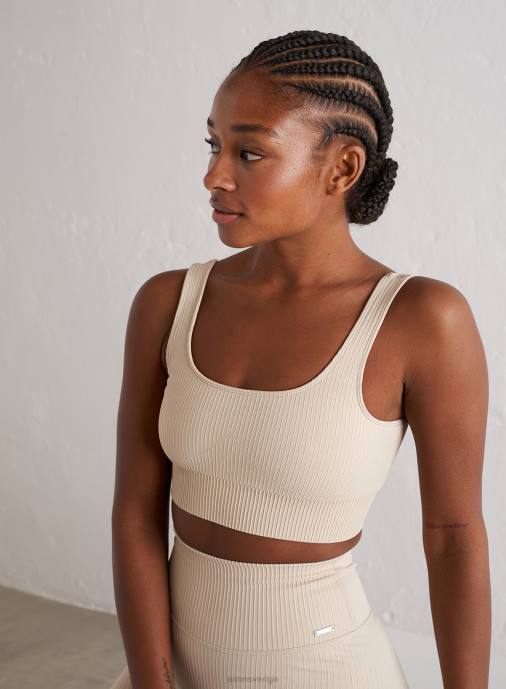 kvinnor AIM'N cafe au lait ribbad sömlös bh Kläder NBT4183