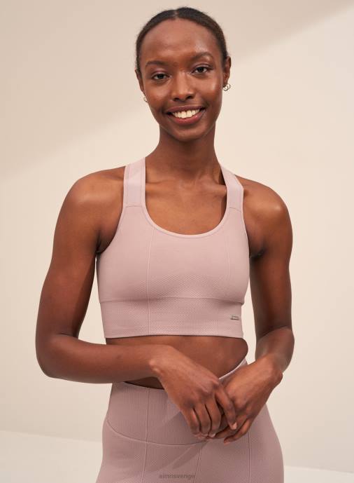 kvinnor AIM'N dammig violett lyxig sömlös bh med högt stöd Kläder NBT4225