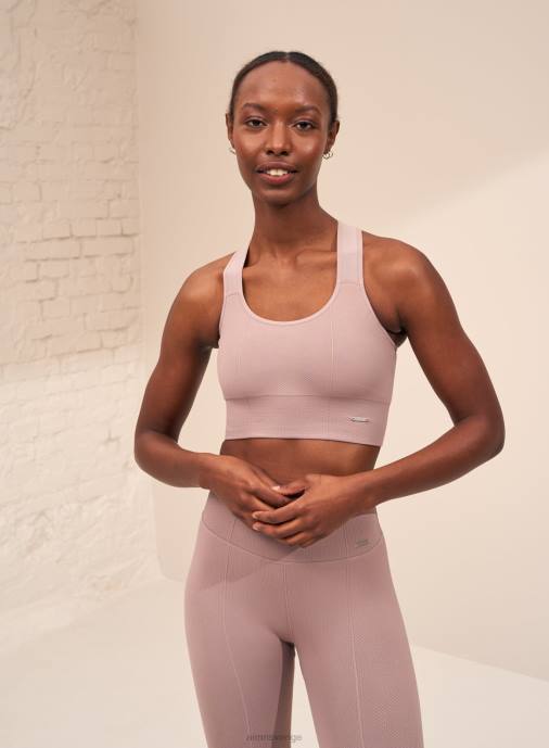 kvinnor AIM'N dammig violett lyxig sömlös bh med högt stöd Kläder NBT4225