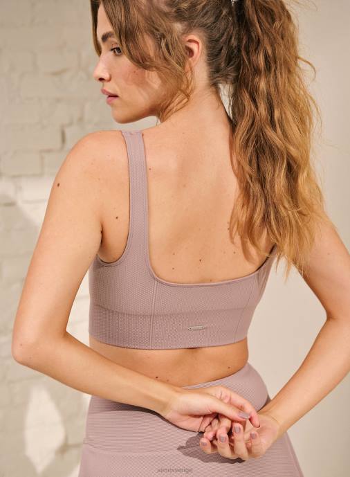 kvinnor AIM'N dammig violett lyxig sömlös tank-bh Kläder NBT4222