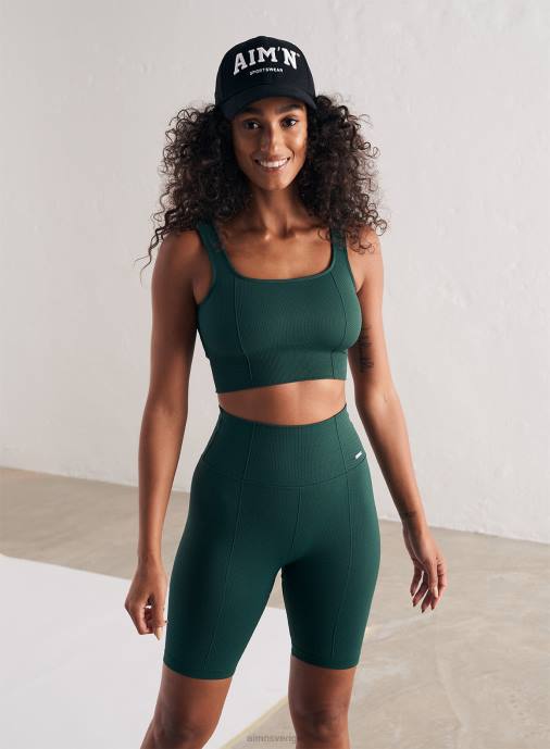 kvinnor AIM'N furugrön lyxig sömlös bh Kläder NBT4239