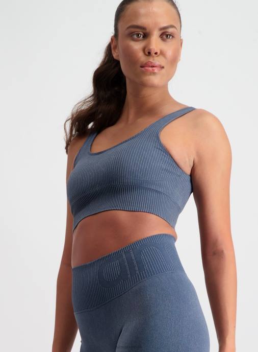 kvinnor AIM'N havstvättad ribbad sömlös bh Kläder NBT4249