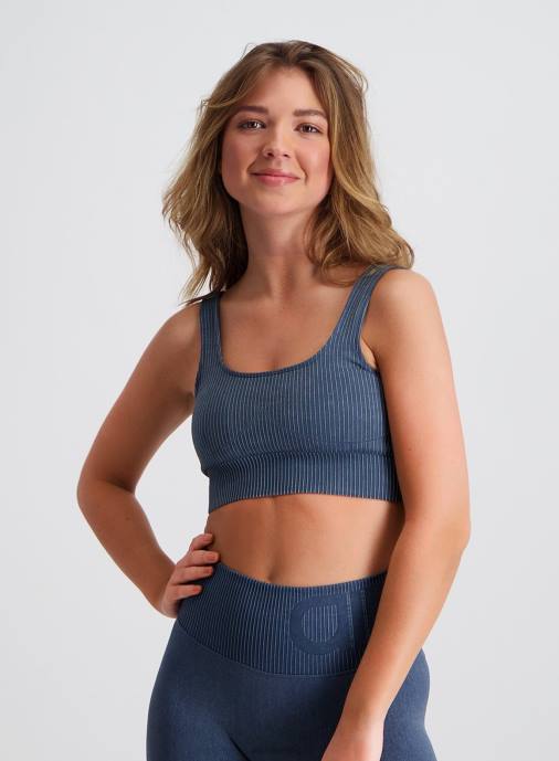 kvinnor AIM'N havstvättad ribbad sömlös bh Kläder NBT4249