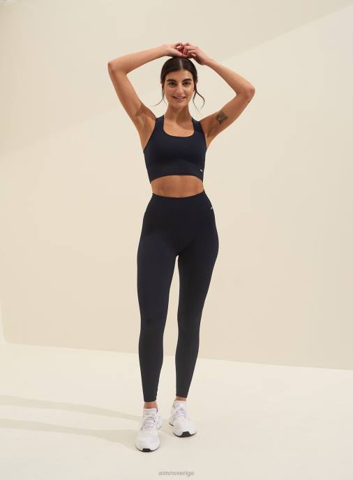 kvinnor AIM'N marin ribbad bh med högt stöd Kläder NBT4155