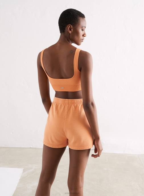 kvinnor AIM'N papaya ribbad sömlös bh Kläder NBT4161