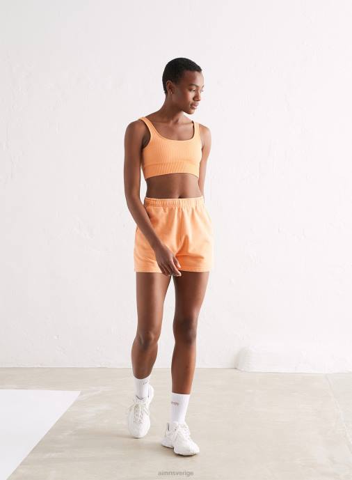 kvinnor AIM'N papaya ribbad sömlös bh Kläder NBT4161