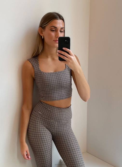 kvinnor AIM'N pepita bh med dragkedja bak Kläder NBT4268