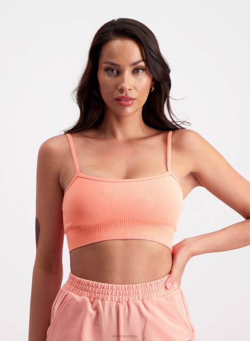 kvinnor AIM'N persika ribbad sömlös bh Kläder NBT4223