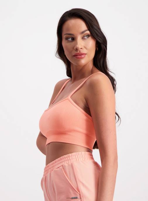 kvinnor AIM'N persika ribbad sömlös bh Kläder NBT4223