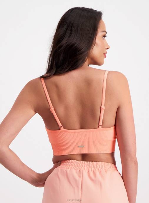 kvinnor AIM'N persika ribbad sömlös bh Kläder NBT4223
