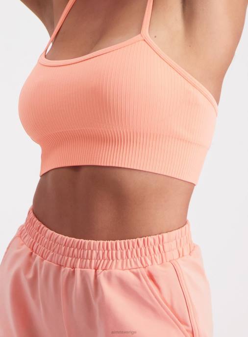 kvinnor AIM'N persika ribbad sömlös bh Kläder NBT4223