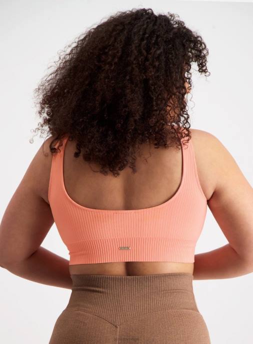 kvinnor AIM'N persika ribbad sömlös bh Kläder NBT4241