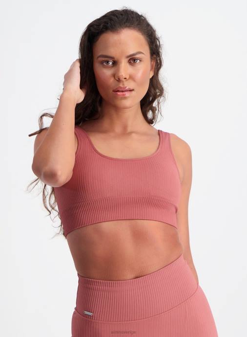 kvinnor AIM'N rosa beat ribbad sömlös bh Kläder NBT4284