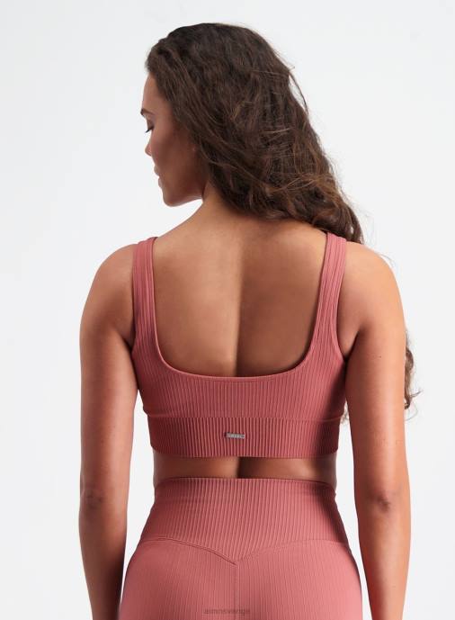 kvinnor AIM'N rosa beat ribbad sömlös bh Kläder NBT4284