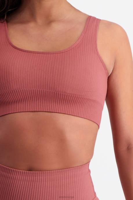kvinnor AIM'N rosa beat ribbad sömlös bh Kläder NBT4284