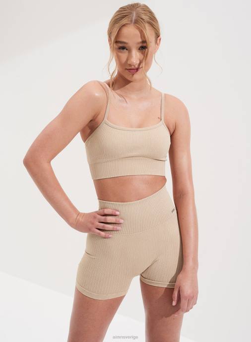 kvinnor AIM'N sandtvättad bh med ribbad sömlös rem Kläder NBT4270