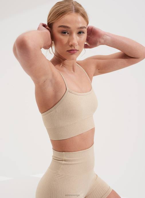 kvinnor AIM'N sandtvättad bh med ribbad sömlös rem Kläder NBT4270