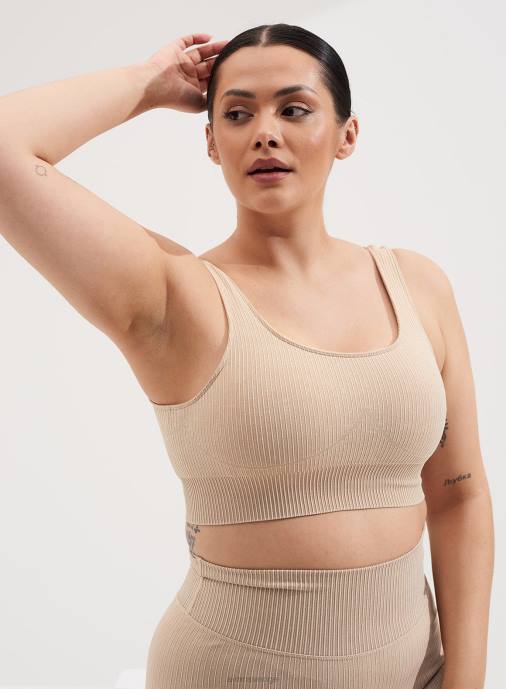 kvinnor AIM'N sandtvättad ribbad sömlös bh Kläder NBT4280