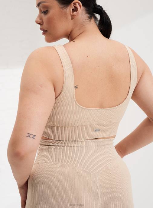 kvinnor AIM'N sandtvättad ribbad sömlös bh Kläder NBT4280