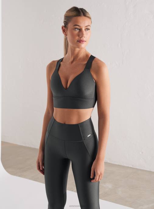 kvinnor AIM'N skugggrå skimmerformande bh Kläder NBT4230