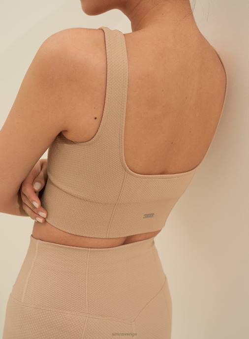 kvinnor AIM'N solid beige lyxig sömlös bh Kläder NBT4240