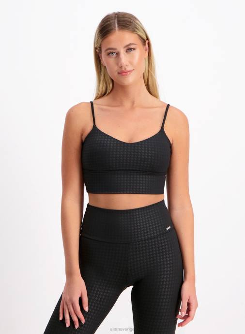 kvinnor AIM'N svart dogtooth v strop bh Kläder NBT4273