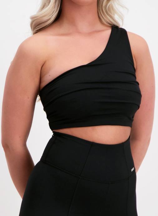 kvinnor AIM'N svart draperad bh med ena axeln Kläder NBT4266