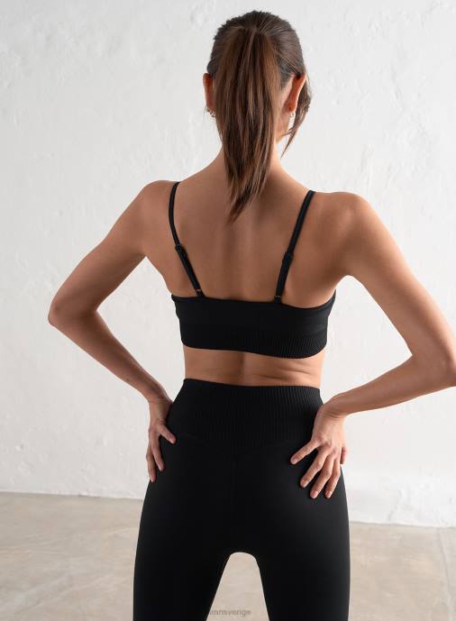 kvinnor AIM'N svart kant obegränsad sömlös bh Kläder NBT4235