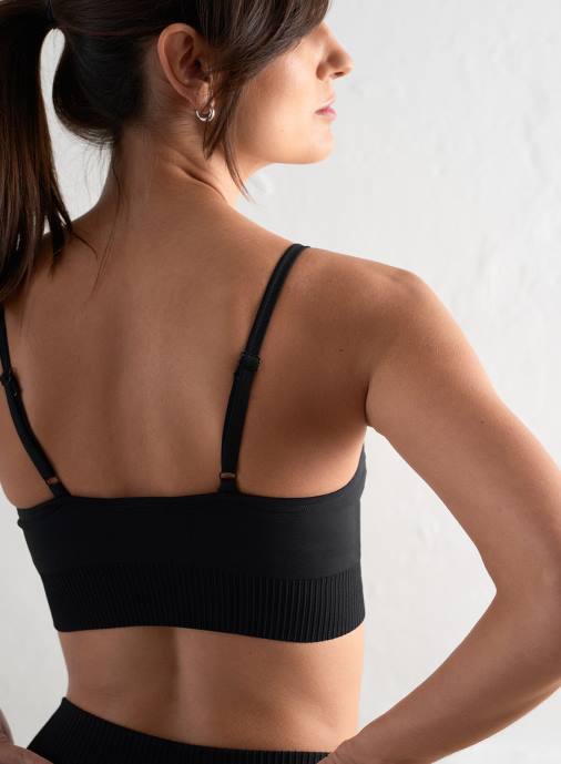 kvinnor AIM'N svart kant obegränsad sömlös bh Kläder NBT4235