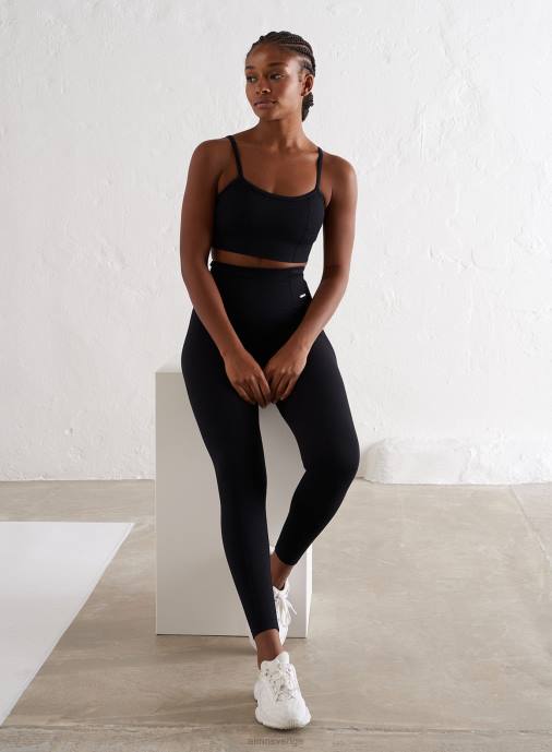 kvinnor AIM'N svart lyxig bh med rem Kläder NBT4148