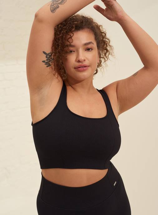 kvinnor AIM'N svart lyxig sömlös bh Kläder NBT4195