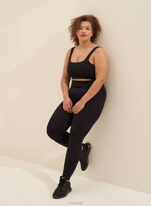 kvinnor AIM'N svart lyxig sömlös bh Kläder NBT4195