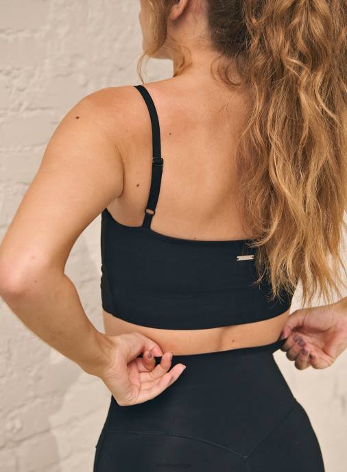 kvinnor AIM'N svart skulpterande omlottbh Kläder NBT4253