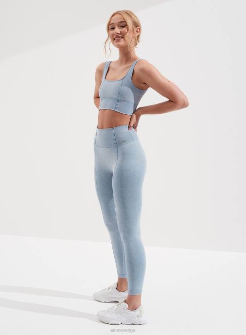 kvinnor AIM'N tvättad lätt denim sömlös bh Kläder NBT4278