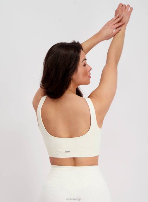 kvinnor AIM'N vanilj ribbad sömlös bh Kläder NBT4279