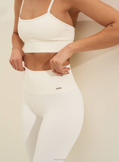 kvinnor AIM'N benvita lyxiga sömlösa tights Kläder NBT414