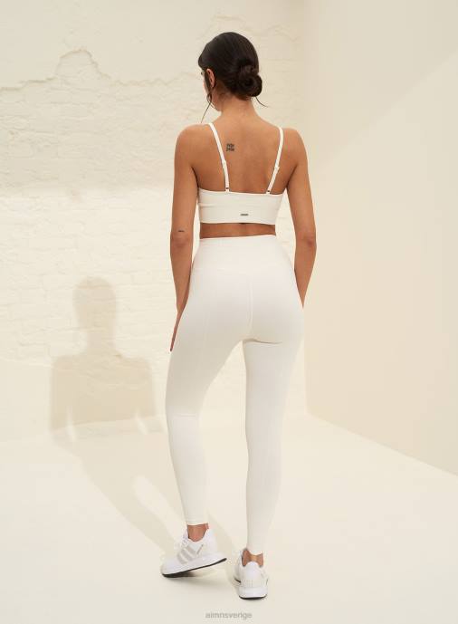 kvinnor AIM'N benvita lyxiga sömlösa tights Kläder NBT414