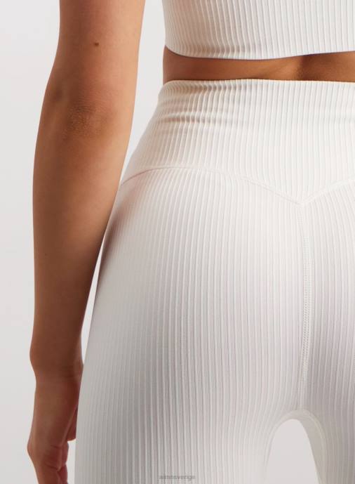 kvinnor AIM'N benvita ribbade sömlösa tights Kläder NBT461