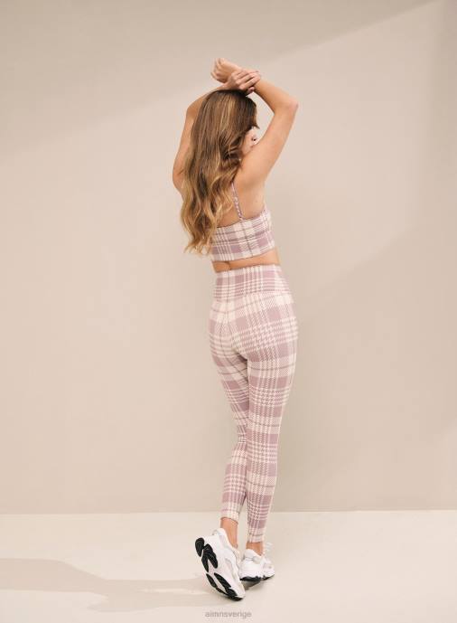 kvinnor AIM'N dammiga violett rutiga strumpbyxor Kläder NBT4116