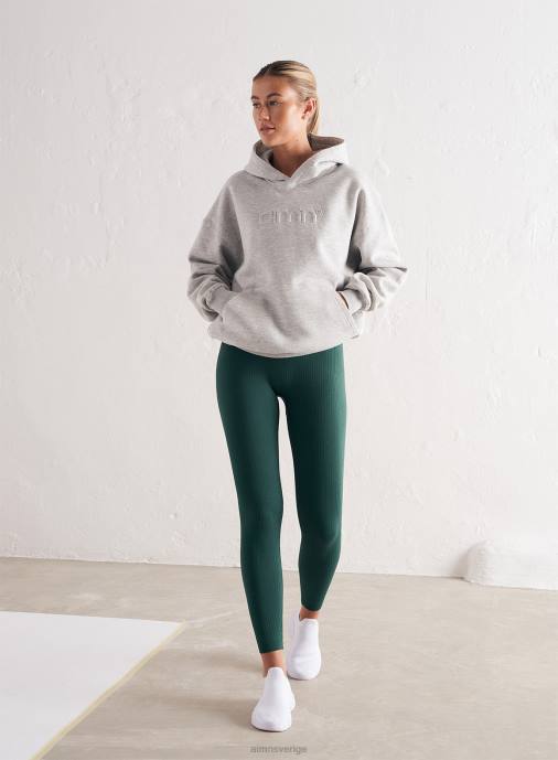 kvinnor AIM'N furugröna ribbade sömlösa strumpbyxor Kläder NBT437