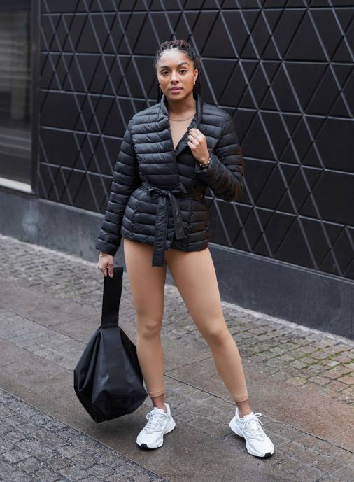 kvinnor AIM'N kamelribbade sömlösa tights Kläder NBT4102