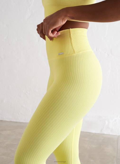 kvinnor AIM'N lemonad ribbad sömlösa strumpbyxor Kläder NBT441