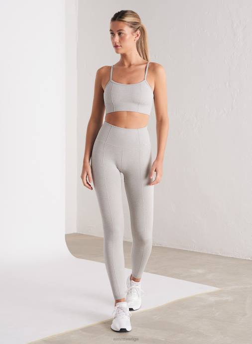 kvinnor AIM'N ljusgrå melange lyxiga sömlösa tights Kläder NBT489