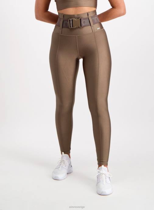 kvinnor AIM'N macchiato shimmer strumpbyxor med bälte Kläder NBT440