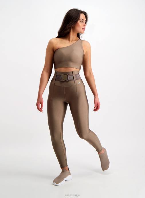 kvinnor AIM'N macchiato shimmer strumpbyxor med bälte Kläder NBT440